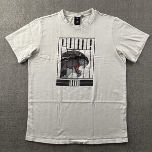 Puma XO Shirt Adult Medium White Short Sleeve Active Casual Men's